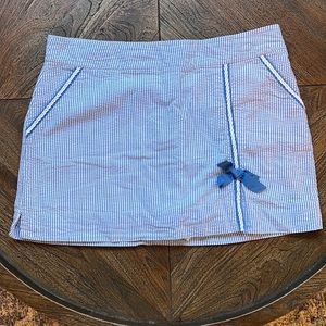 Lilly Pulitzer seer sucker skirt size 8